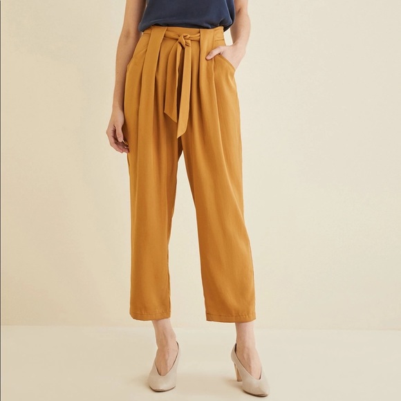 NWT Amour Vert Anissa Tencel Twill pants. XS, color: spice - Picture 1 of 6